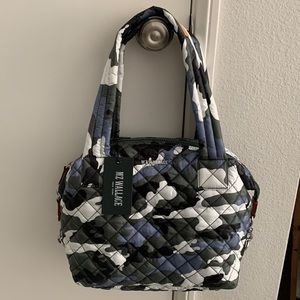 Rare! Brand NWT MZ Wallace Medium Sutton bag - Ocean Camo